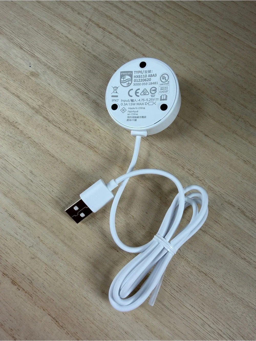 Philips Sonicare HX6110 Toothbrush Charger Base 4000 6000 ProtectiveClean USB